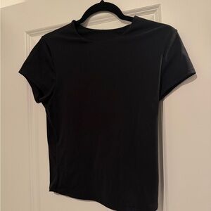 ALO Yoga Black Short Sleeve Tee